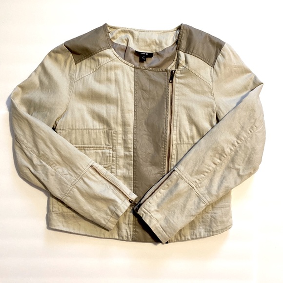 Apt 9 lightweight Moto Jacket Size M - Picture 9 of 11